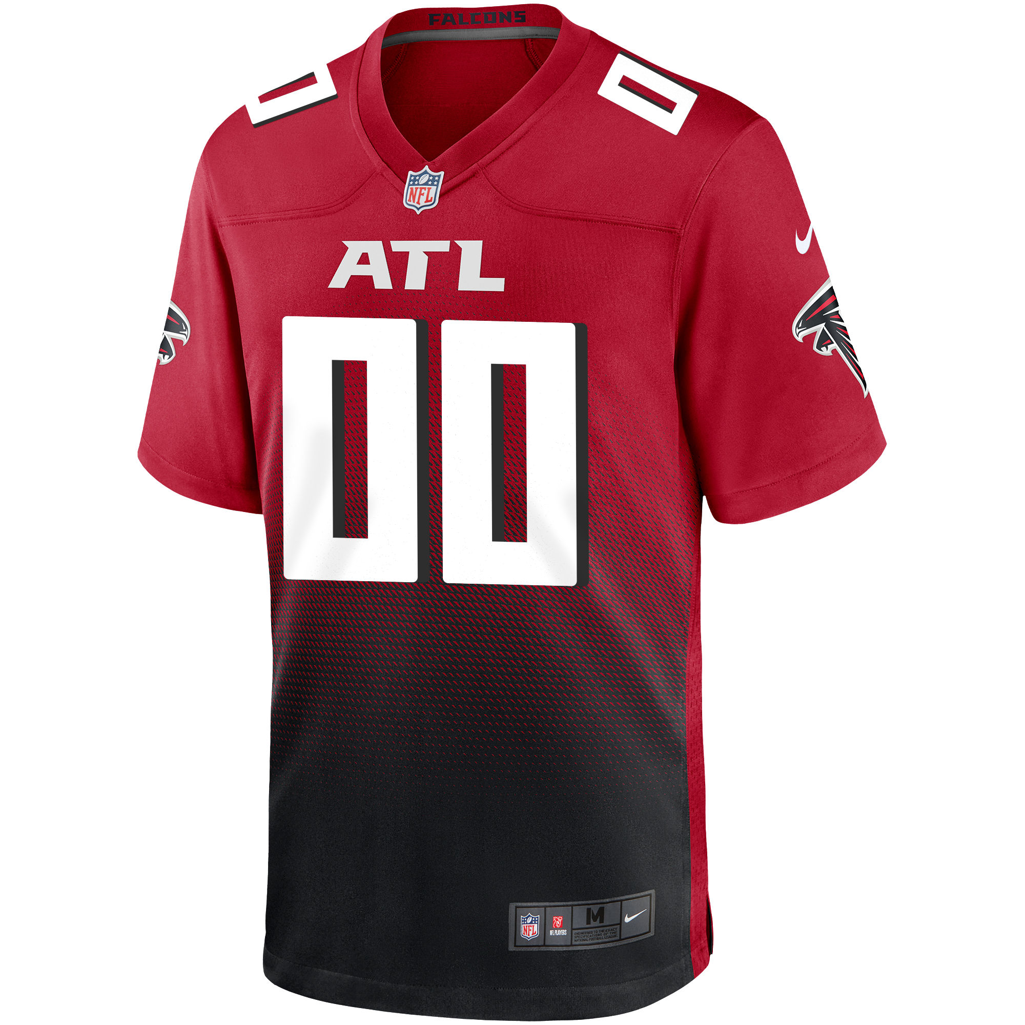 Men's Atlanta Falcons Nike Red Alternate Custom Game Jersey