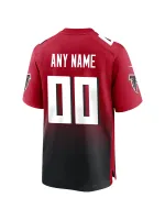 Men's Atlanta Falcons Nike Red Alternate Custom Game Jersey