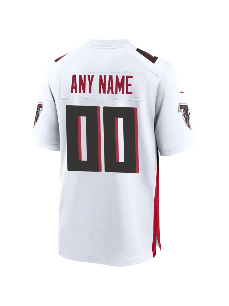 Men's Atlanta Falcons Nike White Custom Game Jersey