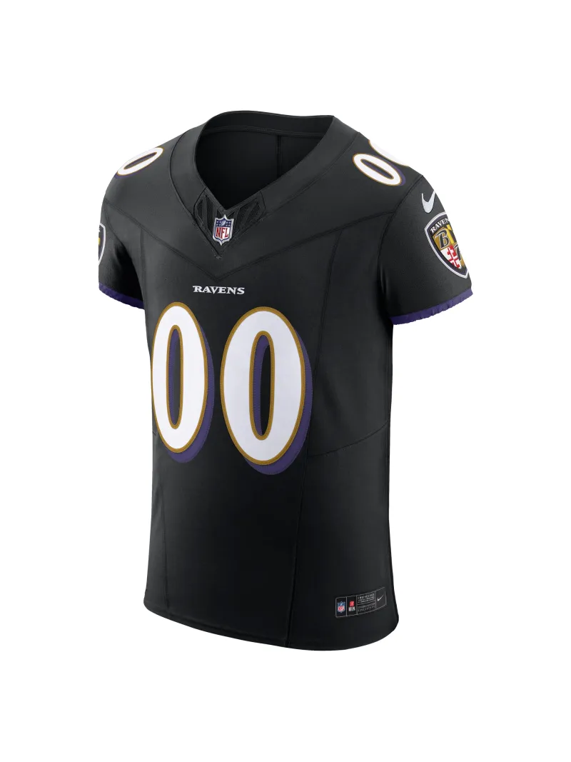 Men's Baltimore Ravens Nike Black Vapor F.U.S.E. Elite Custom Jersey