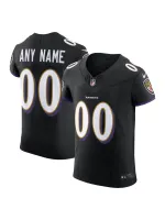 Men's Baltimore Ravens Nike Black Vapor F.U.S.E. Elite Custom Jersey
