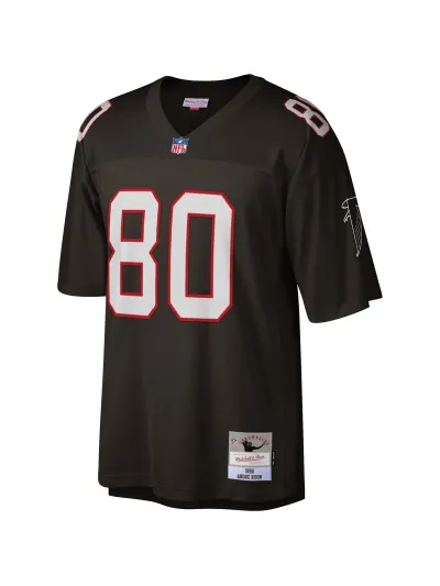 Men's Atlanta Falcons Andre Rison Nike Black Game Retired Jersey 02