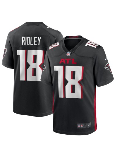 Men's Atlanta Falcons Calvin Ridley Nike Black Player Jersey 01