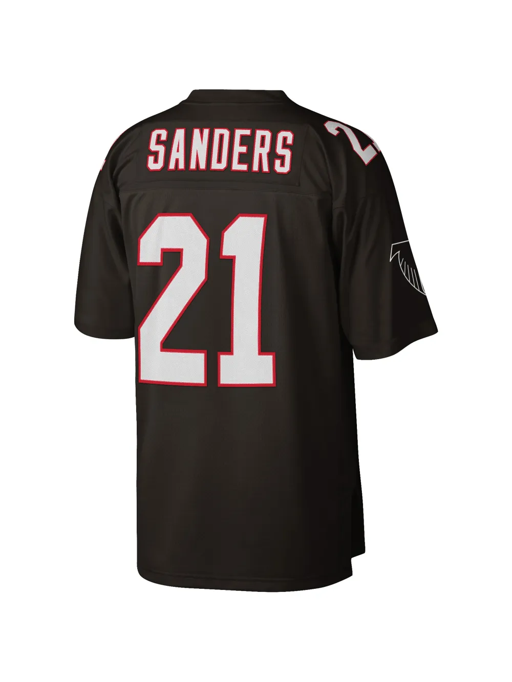 Men's Atlanta Falcons Deion Sanders Mitchell & Ness Black Big & Tall 1992 Retired Player Replica Jersey