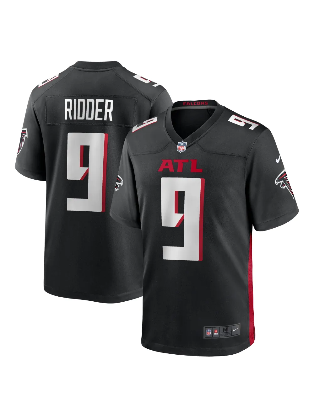 Men's Atlanta Falcons Desmond Ridder Nike Black Player Jersey