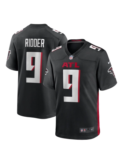 Men's Atlanta Falcons Desmond Ridder Nike Black Player Jersey 01