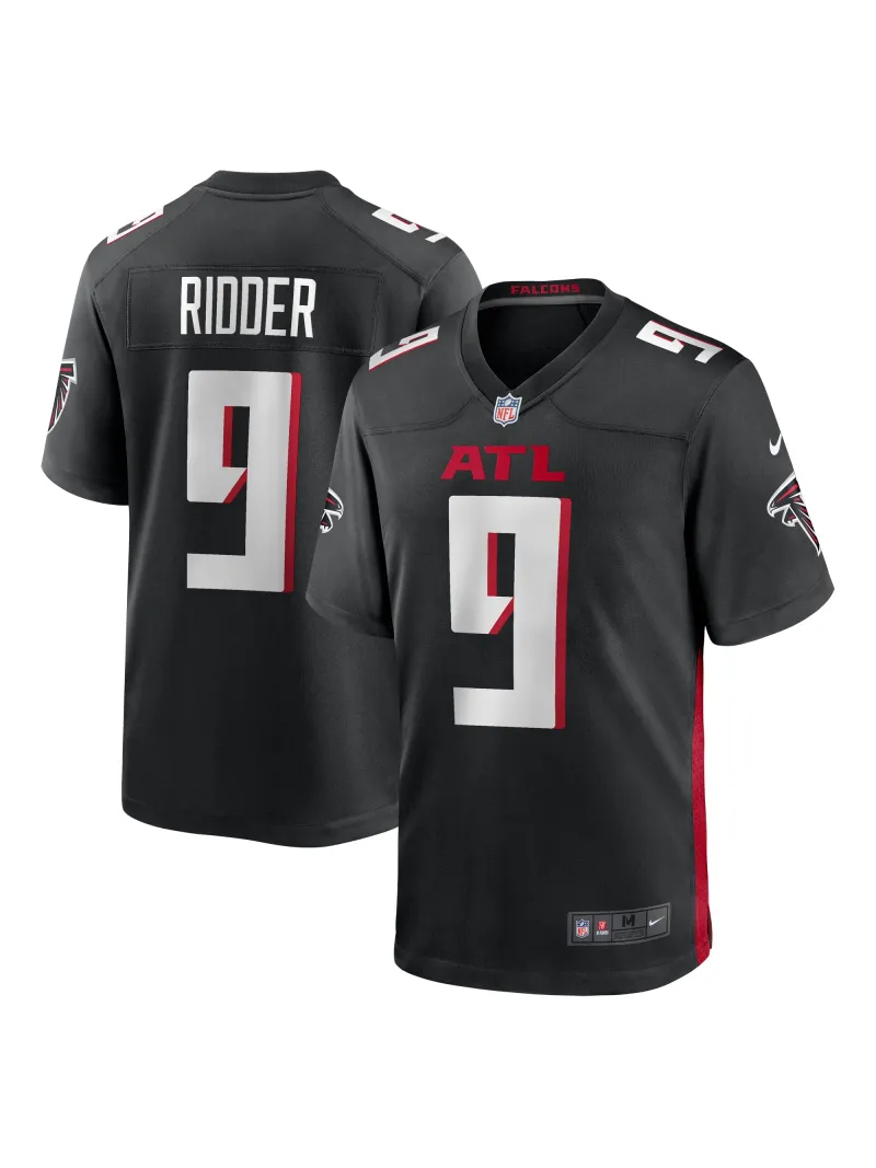 Men's Atlanta Falcons Desmond Ridder Nike Black Player Jersey