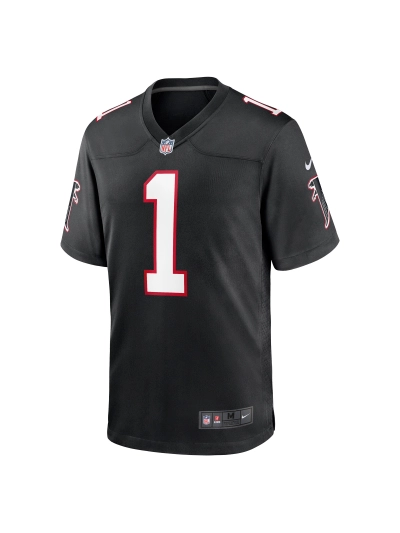 Men's Atlanta Falcons Dirty Birds Nike Black Game Jersey 02