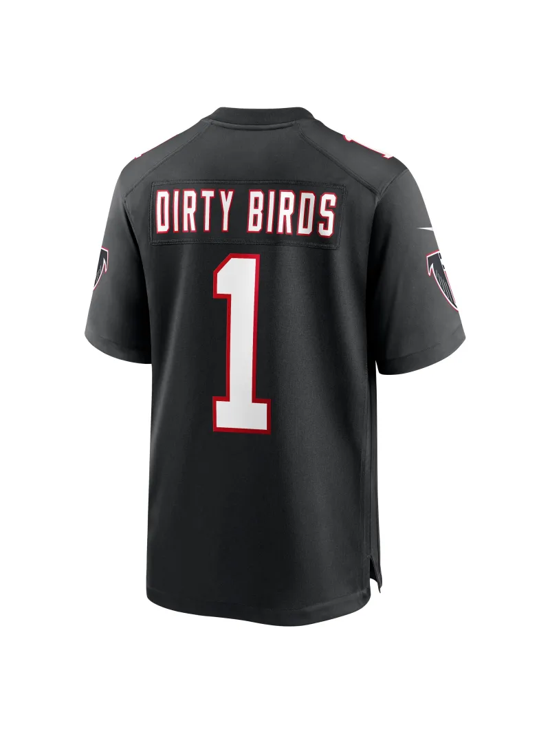 Men's Atlanta Falcons Dirty Birds Nike Black Game Jersey