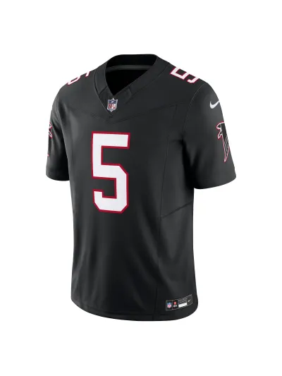 Men's Atlanta Falcons Drake London Nike Black Vapor FUSE Limited Jersey-ATL 02