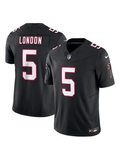 Men's Atlanta Falcons Drake London Nike Black Vapor FUSE Limited Jersey-ATL 01