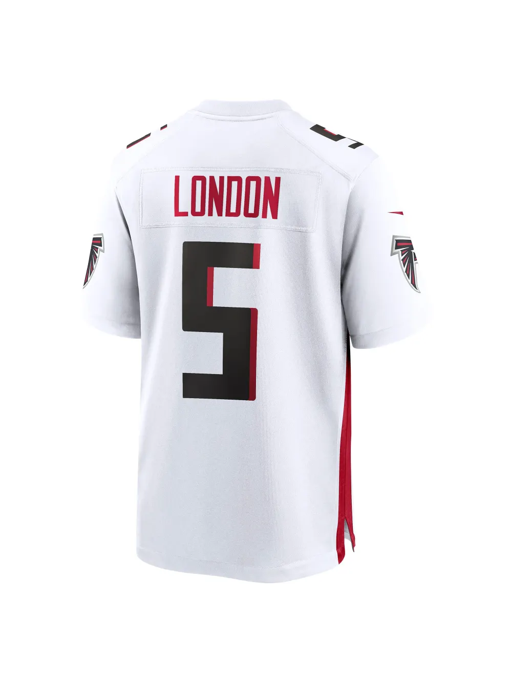 Men's Atlanta Falcons Drake London Nike White Away Jersey