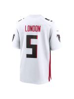 Men's Atlanta Falcons Drake London Nike White Away Jersey