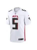Men's Atlanta Falcons Drake London Nike White Away Jersey