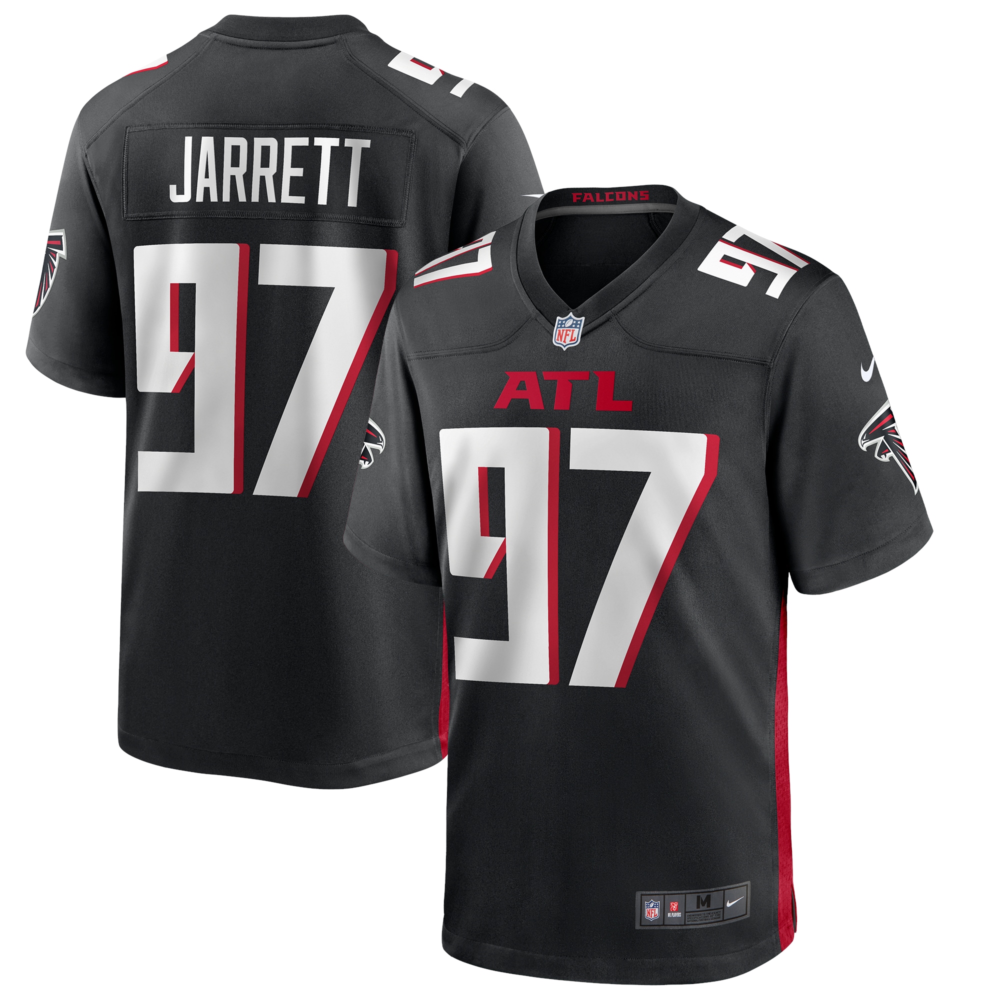 Men's Atlanta Falcons Grady Jarrett Nike Black Player Jersey