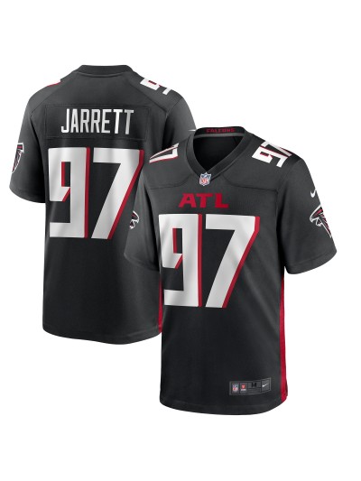 Men's Atlanta Falcons Grady Jarrett Nike Black Player Jersey 01