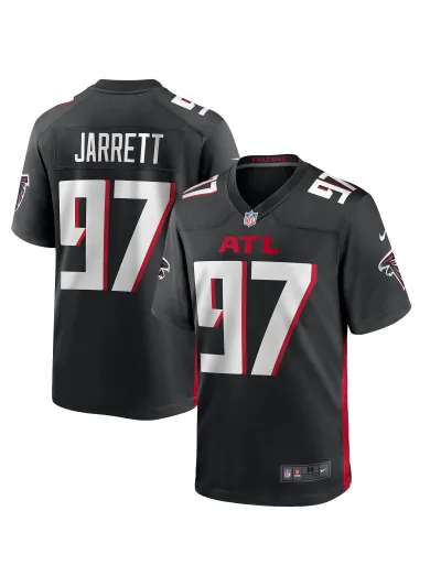 Men's Atlanta Falcons Grady Jarrett Nike Black Player Jersey 01