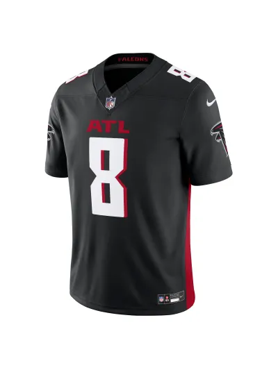 Men's Atlanta Falcons Kyle Pitts Nike Black Vapor FUSE Limited Jersey 02