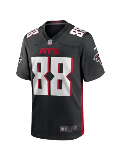 Men's Atlanta Falcons Tony Gonzalez Nike Black Game Retired Player Jersey 02