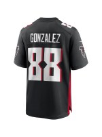 Men's Atlanta Falcons Tony Gonzalez Nike Black Game Retired Player Jersey