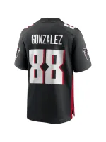 Men's Atlanta Falcons Tony Gonzalez Nike Black Game Retired Player Jersey