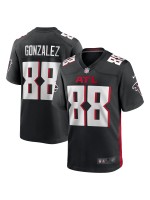 Men's Atlanta Falcons Tony Gonzalez Nike Black Game Retired Player Jersey