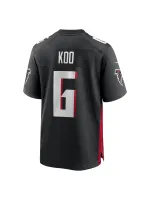 Men's Atlanta Falcons Younghoe Koo Nike Black Team Game Jersey
