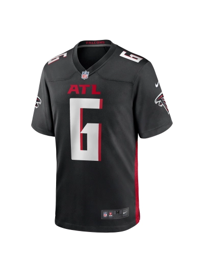 Men's Atlanta Falcons Younghoe Koo Nike Black Team Game Jersey 02