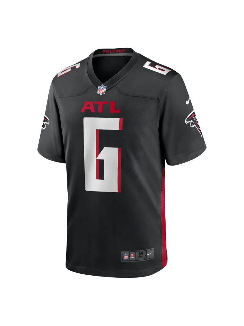Men's Atlanta Falcons Younghoe Koo Nike Black Team Game Jersey
