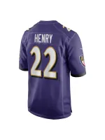 Men's Baltimore Ravens Derrick Henry Nike Purple Game Player Jersey
