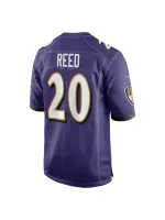 Men's Baltimore Ravens Ed Reed Nike Purple Game Retired Player Jersey