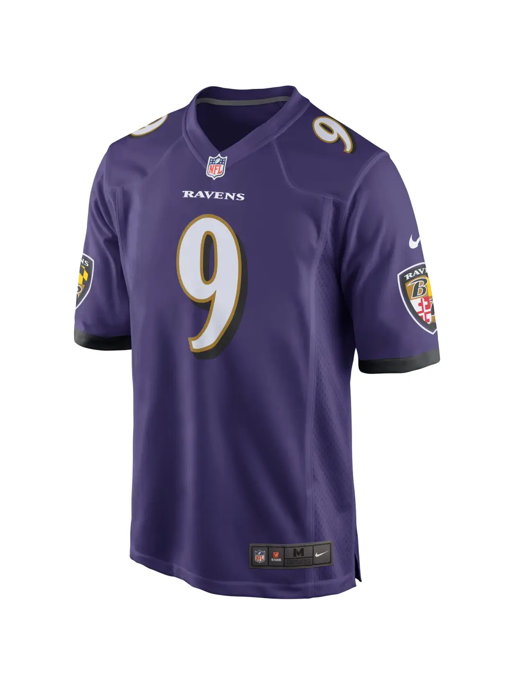 Men's Baltimore Ravens Justin Tucker Nike Purple Game Jersey