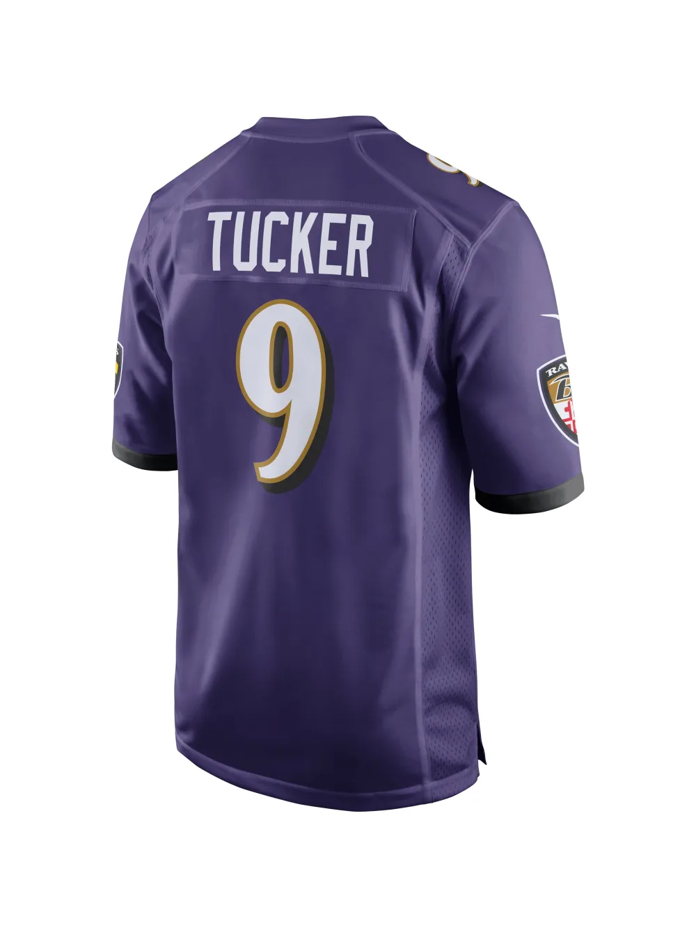 Men's Baltimore Ravens Justin Tucker Nike Purple Game Jersey
