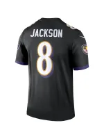 Men's Baltimore Ravens Lamar Jackson Nike Black Legend Jersey