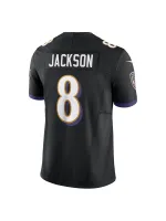 Men's Baltimore Ravens Lamar Jackson Nike Black Vapor F.U.S.E. Limited Jersey