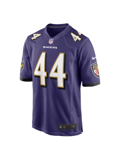 Men's Baltimore Ravens Marlon Humphrey Nike Purple Game Team Jersey 02