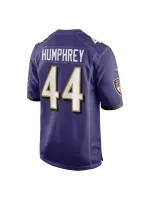 Men's Baltimore Ravens Marlon Humphrey Nike Purple Game Team Jersey