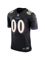 Men's Baltimore Ravens Nike Black Speed Machine Elite Custom Jersey