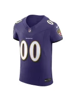 Men's Baltimore Ravens Nike Purple Vapor F.U.S.E. Elite Custom Jersey