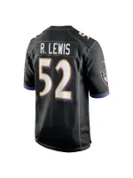 Men's Baltimore Ravens Ray Lewis Nike Black Retired Player Jersey