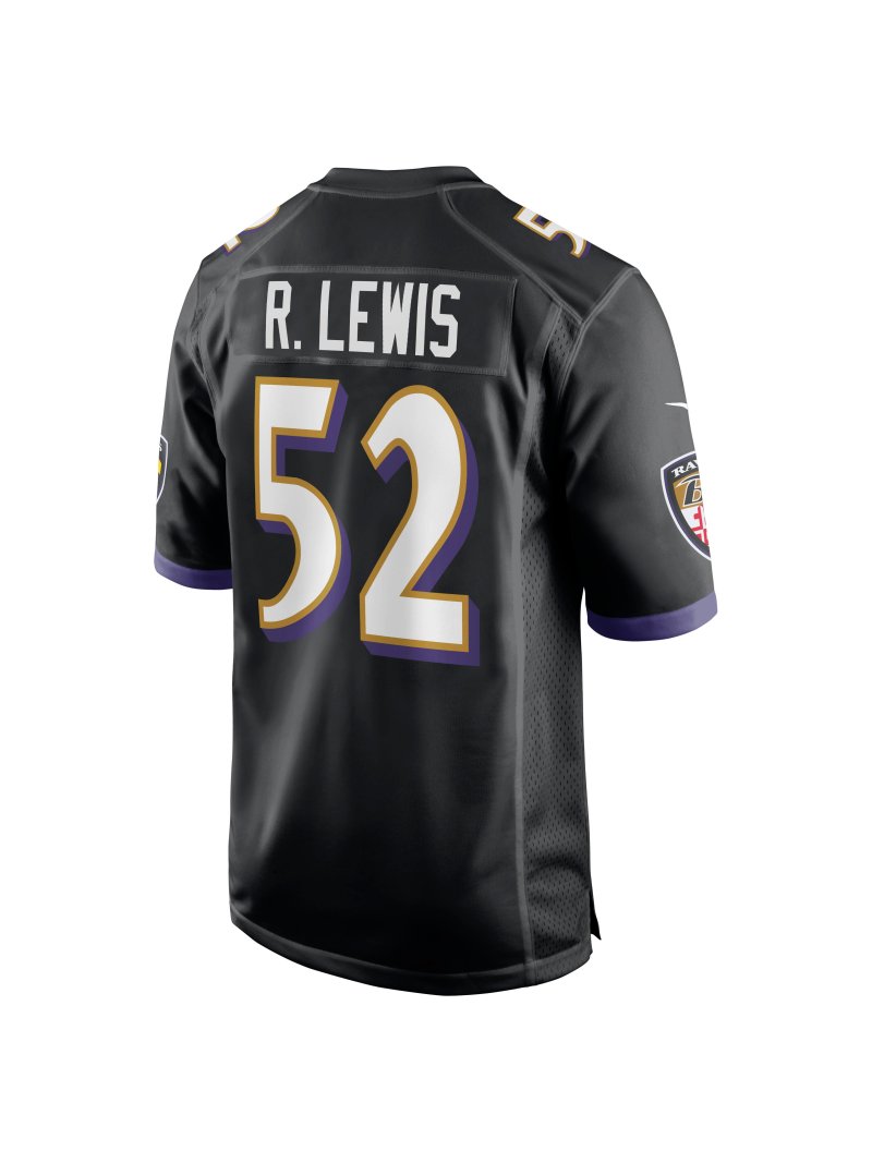 Men's Baltimore Ravens Ray Lewis Nike Black Retired Player Jersey