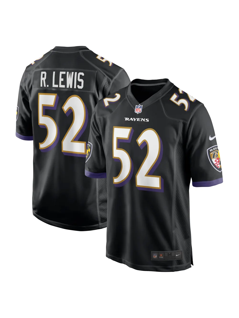 Men's Baltimore Ravens Ray Lewis Nike Black Retired Player Jersey