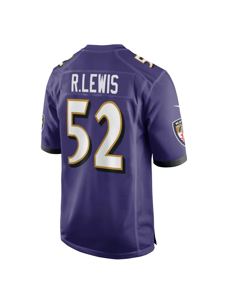 Men's Baltimore Ravens Ray Lewis Nike Purple Retired Player Game Jersey