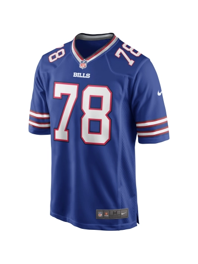 Men's Buffalo Bills Bruce Smith Nike Royal Game Retired Player Jersey 02