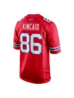 Men's Buffalo Bills Dalton Kincaid Nike Red Alternate Game Jersey