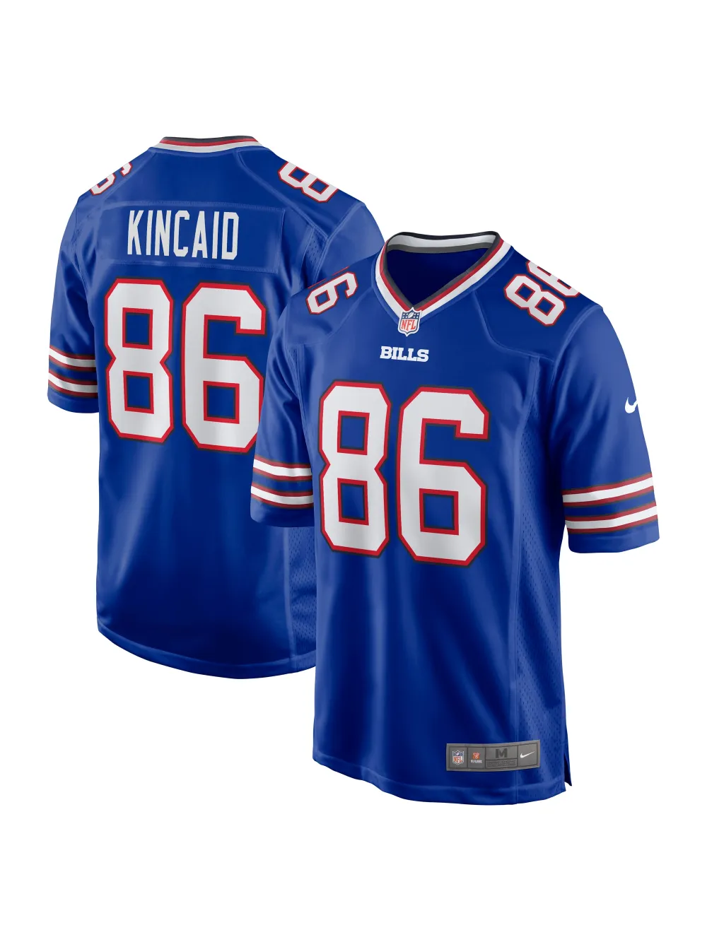Men's Buffalo Bills Dalton Kincaid Nike Royal 2023 NFL Draft First Round Pick Game Jersey