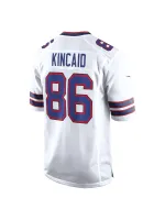 Men's Buffalo Bills Dalton Kincaid Nike White Game Jersey