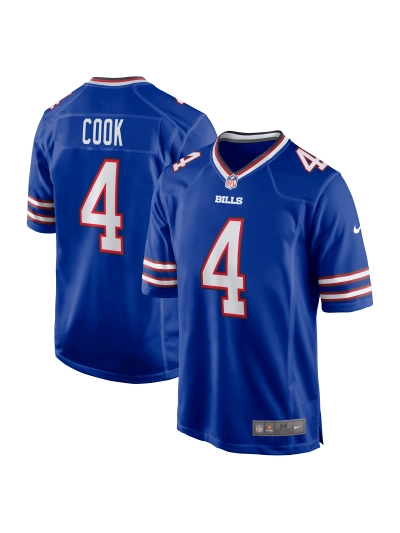 Men's Buffalo Bills James Cook Nike Royal Game Player Jerseyy 01