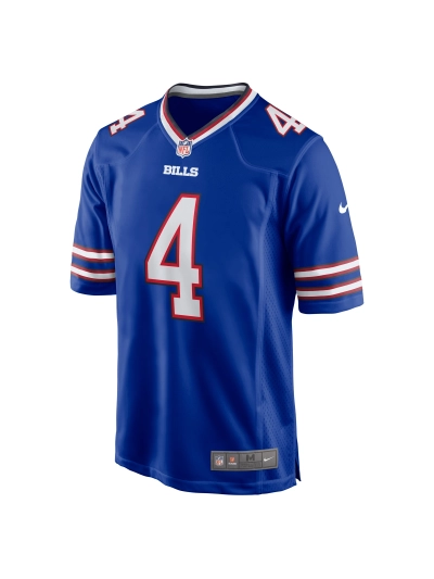 Men's Buffalo Bills James Cook Nike Royal Game Player Jerseyy 02