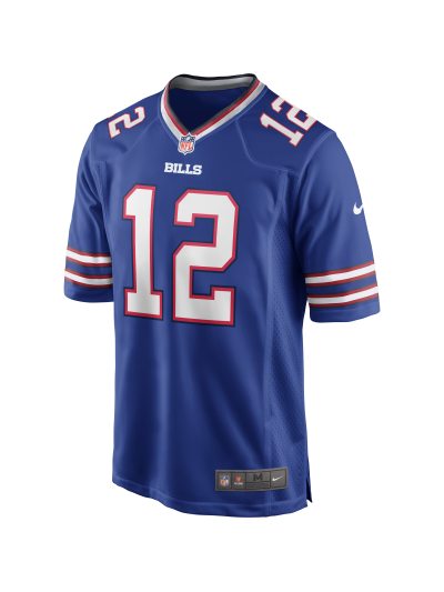 Men's Buffalo Bills Jim Kelly Nike Royal Game Retired Player Jersey 02